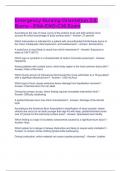 Emergency Nursing Orientation 3&period;0&colon; Burns - ENA-ENO-C36 Exam