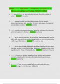 BANA 2372 - Hollander - Final Exam - Chapters 1-9 - All Answered &lpar;solved&rpar; Latest Fall 2021&sol;2022