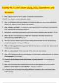 DaVita PCT CCHT Exam 2021&sol;2022 Questions and Answers