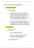 A Level AQA Sociology- Education (Pupil sexual and gender identities)