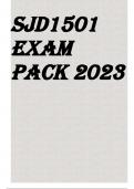 SJD1501 EXAM PACK 2023