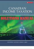 SOLUTIONS MANUAL: Canadian Income Taxation 2022/2023 25th Edition By William Buckwold, Joan Kitunen, Matthew Roman, Abraham Iqbal ISBN 1260881202