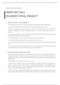 CHEM 108 Final Chemical Element Video Project Outline