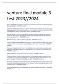 Exam &lpar;elaborations&rpar; venture  
