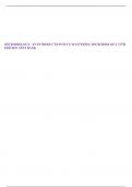 MICROBIOLOGY&colon; AN INTRODUCTION PLUS MASTERING MICROBIOLOGY 13TH EDITION TEST BANK by Tortora