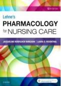 Lehne's Pharmacology for Nursing Care 10th Edition TEST BANK(Chapter 1-110).