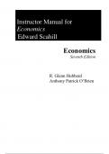 Economics, 7e Glenn Hubbard, Anthony Patrick O'Brien (Solution Manual)