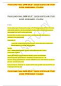   PN3-EXAM2-FINAL EXAM STUDY GUIDE BEST EXAM STUDY GUIDE RASMUSSEN COLLEGE