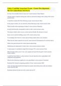 Unity Certified Associate Exam - Game Development - Review &lpar;Questions&sol;Answers&rpar;