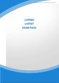LCP4801 LATEST EXAM PACK 2023