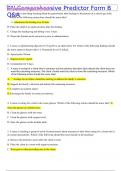 RN Comprehensive Predictor Form B Review