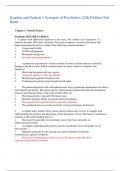 Kaplan and Sadock's Synopsis of Psychiatry 12th Edition Test Bank All Chapters