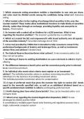 SIE Practice Exam 2023 Questions &dollar; Answers &lpar;Rated A&plus;&rpar;