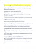 World History Cumulative Exam Semester 1 &lpar;Graded A&plus;&rpar;