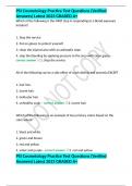 PSI Cosmetology Practice Test Questions &lpar;Verified Answers&rpar; Latest 2023 GRADED A&plus;