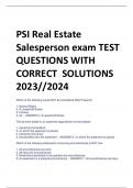 Exam (elaborations) PSI 