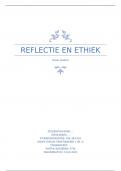 Reflectie en Ethiek, incl. APA bronvermelding (cijfer 8.6!, GVE-1R2-PLA)