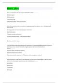 Basic plus&vert; Questions with 100&percnt; Correct Answers &vert; Verified