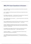 MRL3701 Exam Questions & Answers
