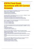 IFSTA Final Exam Questions with All Correct Answers 