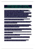 D220 Informatics with complete solutions 2023-2024 latest version100&percnt;&excl;