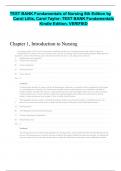 TEST BANK Fundamentals of Nursing 8th Edition by Carol Lillis&comma; Carol Taylor&colon; TEST BANK Fundamentals Kindle Edition&period; VERIFIED