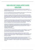 NGN HESI EXIT EXAM LATEST GUIDE  SOLUTION