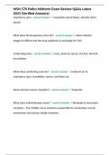 MSN 570 Patho Midterm Exam Review Q&As Latest 2023 &lpar;Verified Answers&rpar;