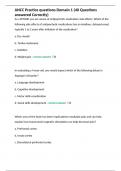 ANCC Practice questions Domain 1 &lpar;40 Questions answered Correctly&rpar; 