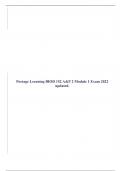 Portage Learning BIOD 152 A&P 2 Module 1 Exam 2023 updated.
