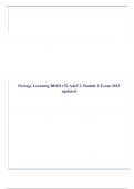 Portage Learning BIOD 152 A&P 2 Module 2 Exam 2023 updated.