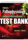 Test bank for porths pathophysiology 10th edition by Norris All Chapters
