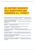 US HISTORY REGENTS 2023 QUESTIONS AND ANSWERS ALL CORECT 