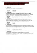NURS ADV PHARMACOLOGY EXAM 2022 UPDATE QUESTIONS WITH ANSWERS GRADED A&plus;