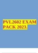 PVL2602 EXAM PACK 2023.