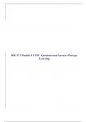 BIO 171 Module 5 TEST- Questions and Answers Portage Learning