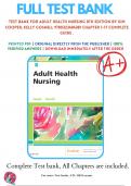 Test Bank For Adult Health Nursing 8th Edition By Kim Cooper; Kelly Gosnell 9780323484381 Chapter 1-17 Complete Guide .