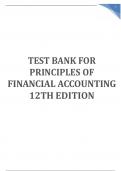 TEST BANK FOR PRINCIPLES OF FINANCIAL ACCOUNTING 12TH EDITION - Copy LATEST TB