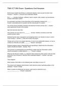 TMA ICT 284 Exam  Questions And Answers