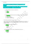 ACCT 504&colon; Accounting & Finance&semi; Managerial Use & Analysis   LATEST Week 8 Final Exam With 100&percnt; Correct Answers&period; MAY QTR&period; GRADED A&plus;-Guaranteed Pass