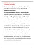MATH 225N Week 4 Discussion Probability