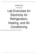 Electricity for Refrigeration, Heating, and Air Conditioning, 10e Russell Smith (Solution Manual)