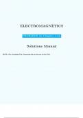 Electromagnetics 1e Branislav Notaros (Solution Manual)