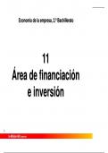Área de Financiación e Inversión