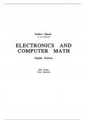 Electronics and Computer Math, 8e Bill Deem, Tony Zannini (Solution Manual)