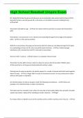 Bundle for NFHS BaseballNFHS Baseball test compilation &vert; everything you need &vert; verified