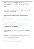 ATI advancement exam Q&As Latest Rated  A&plus;