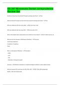 DS 207 Minnesota Dental Jurisprudence Review Set &vert; Questions With 100&percnt; Correct Answers &vert; Verified