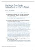 Articulations and Nerve Tissue &sol;Module 06 Case Study&colon;Articulations and Nerve Tissue