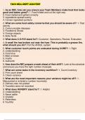 Taco Bell Shift Lead Test Questions And Answers 2023 Course Taco Bell Shift Lead Institution Taco Bell Shift Lead As an MIC&comma; how can you ensure your Team Members make food that looks good and tastes great&quest; - Answer- 1&period; Food folded and cut the right way 2&period;